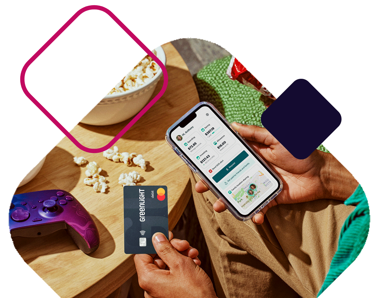 Greenlight debit card & app
