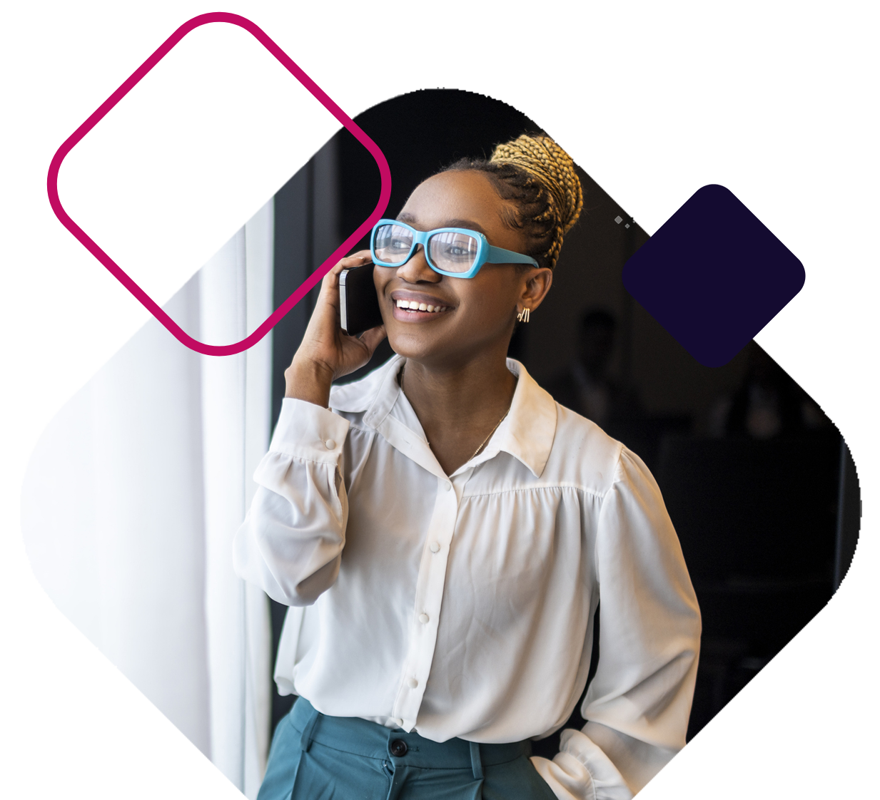Young Woman On Phone