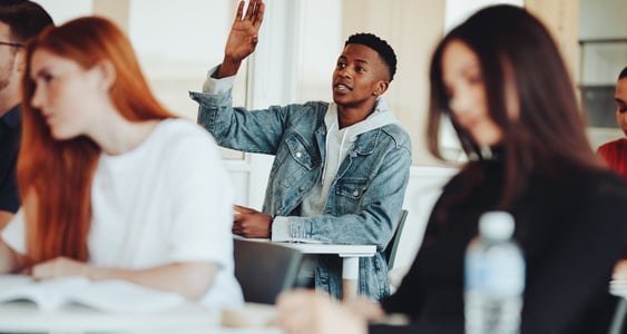 Student Raises Hand